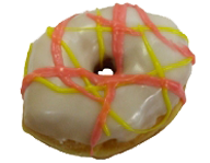 Spring Drizzled Yeast Ring Donut